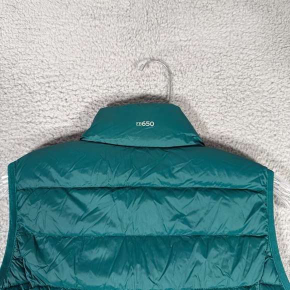 Eddie Bauer Vest Womens Medium Green Full Zip Down Puffer 650 Outdoor Winter - Picture 7 of 9